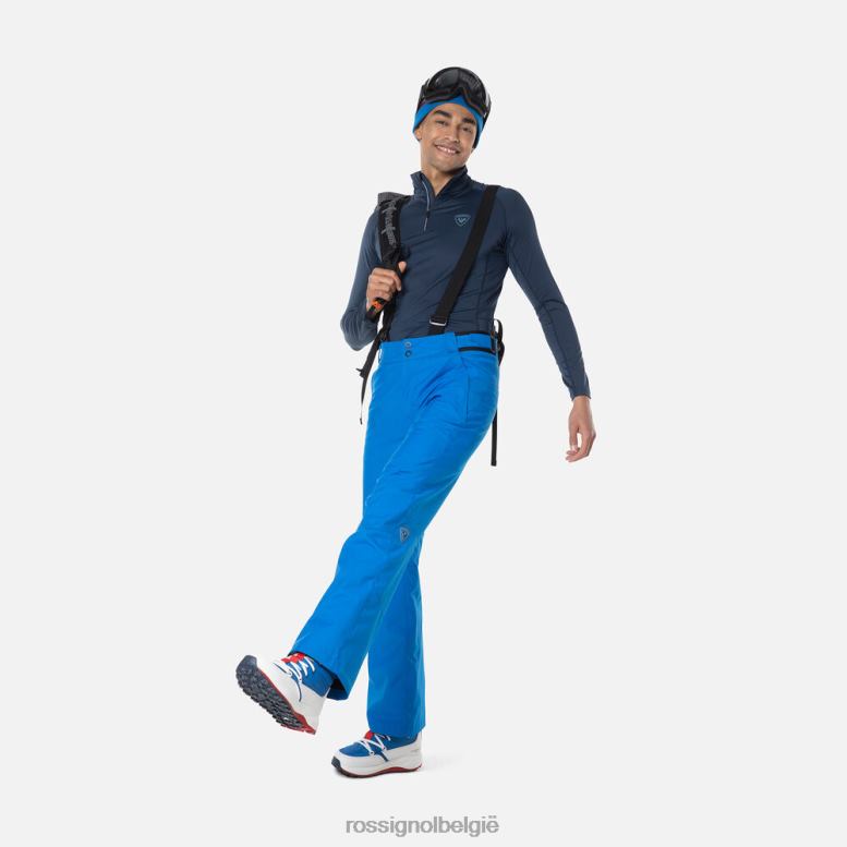 Heren Klassiek basislaagtopje met halve rits donkermarine toppen Rossignol NF00D456