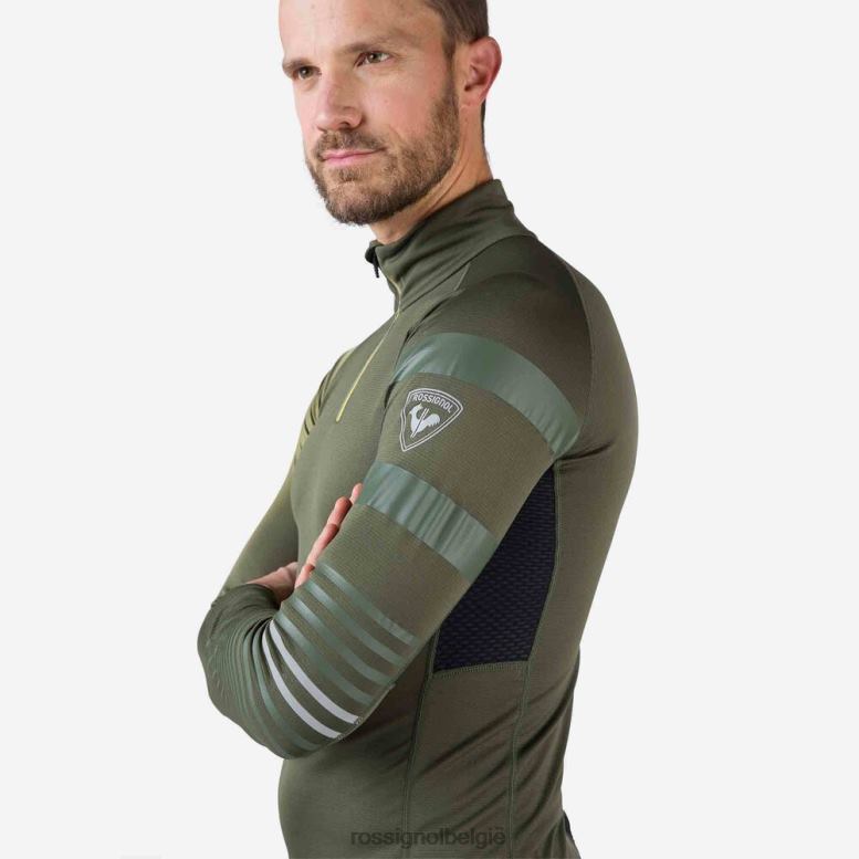 Heren poursuite basislaagtop met halve rits acinusblad toppen Rossignol NF00D366