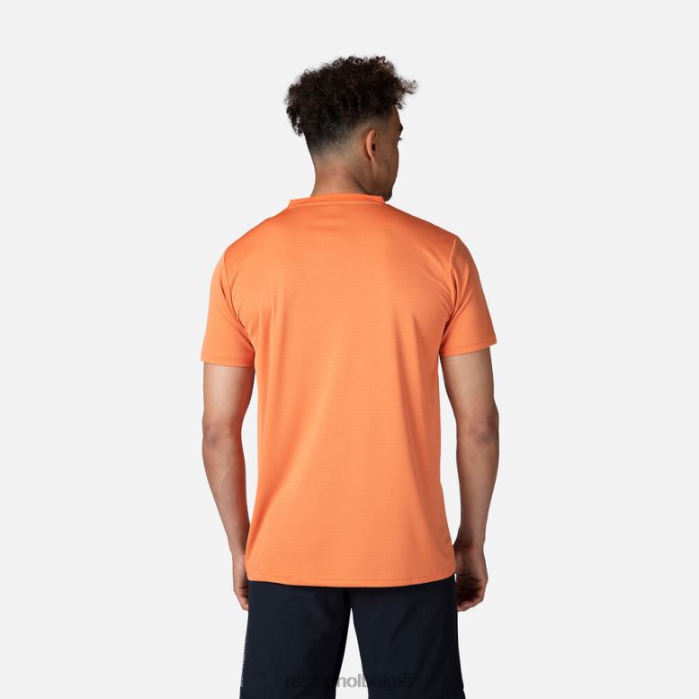 Heren actieve tee vlamoranje toppen Rossignol NF00D511