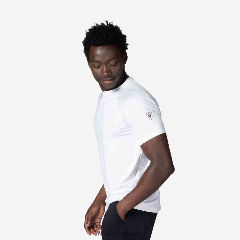 Heren lichtgewicht ademend T-shirt wit toppen Rossignol NF00D56