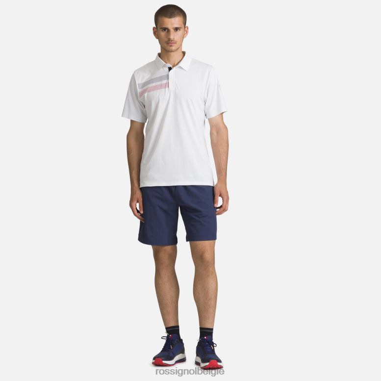 Heren lichtgewicht ademend poloshirt wit toppen Rossignol NF00D5