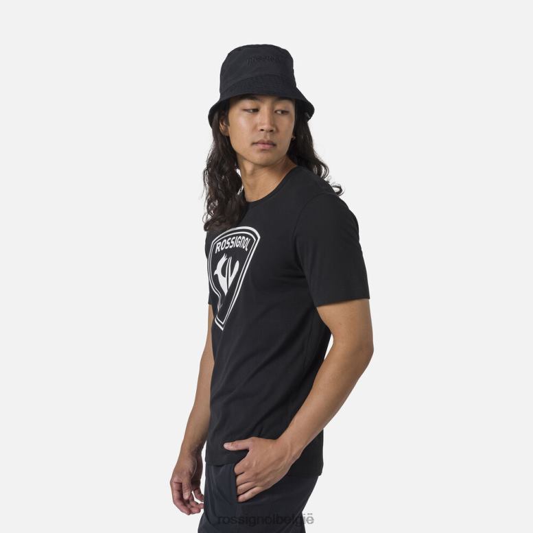 Heren logo-T-shirt zwart toppen Rossignol NF00D1