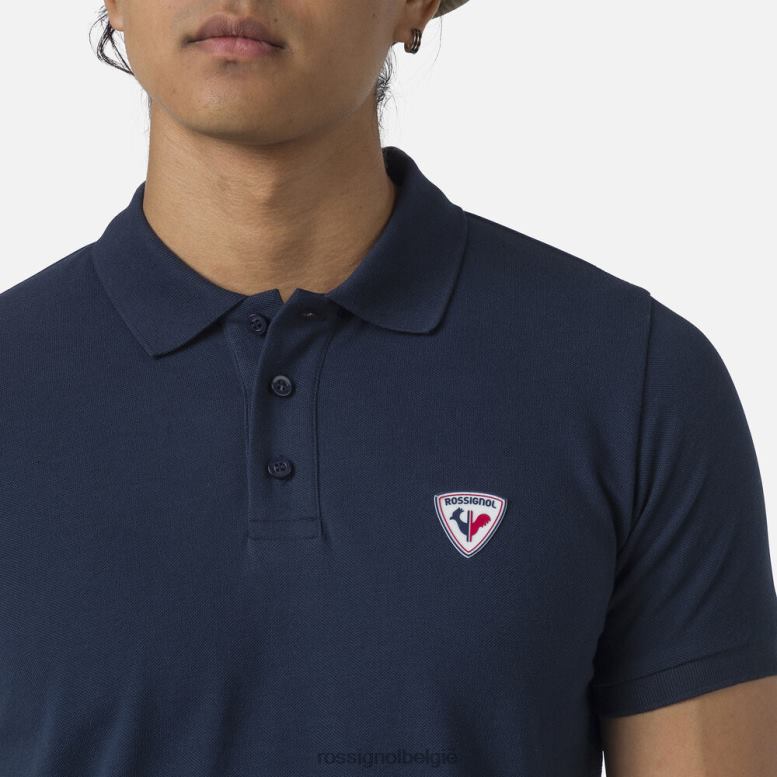 Heren logo-polo donkermarine toppen Rossignol NF00D290
