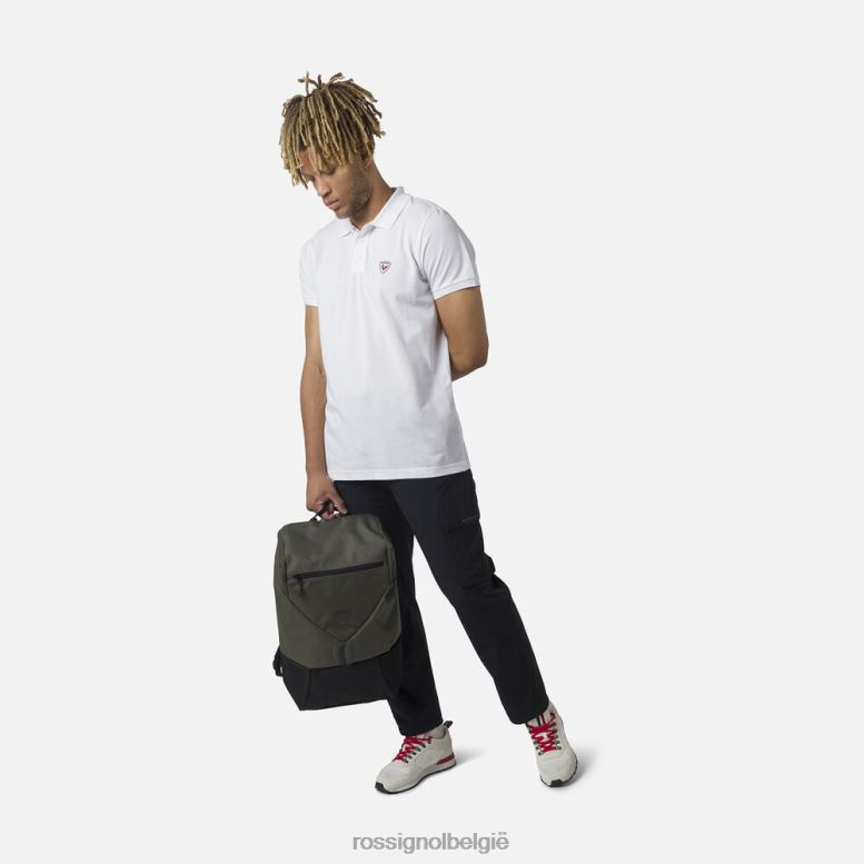 Heren logo-polo wit toppen Rossignol NF00D20