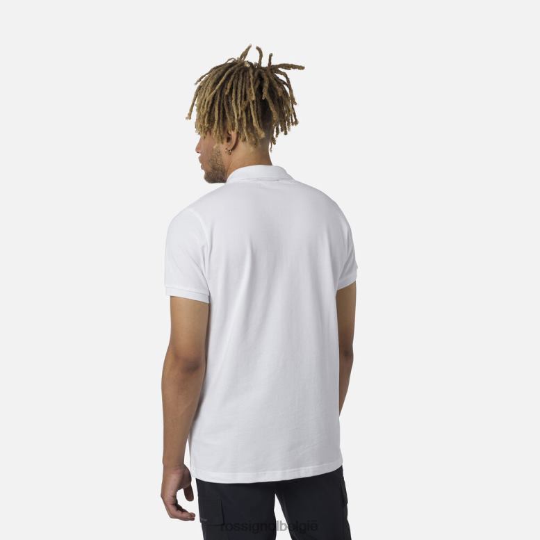 Heren logo-polo wit toppen Rossignol NF00D20