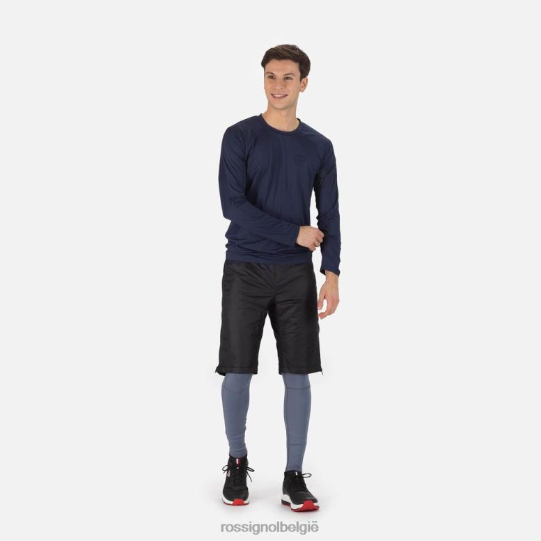 Heren skpr T-shirt met lange mouwen donker marine toppen Rossignol NF00D334