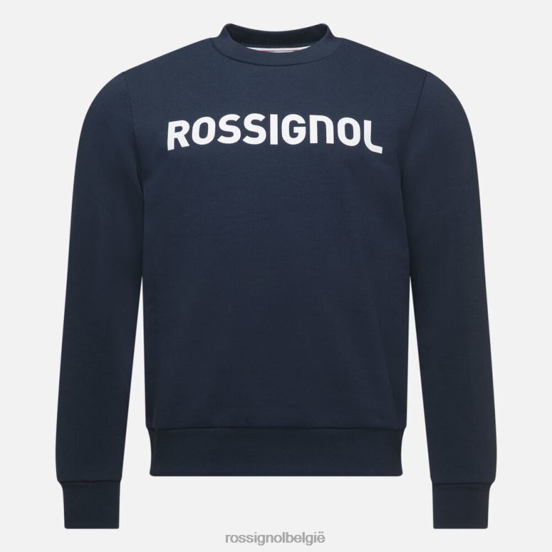 Heren Katoenen sweatshirt met ronde hals en logo donkermarine toppen Rossignol NF00D505