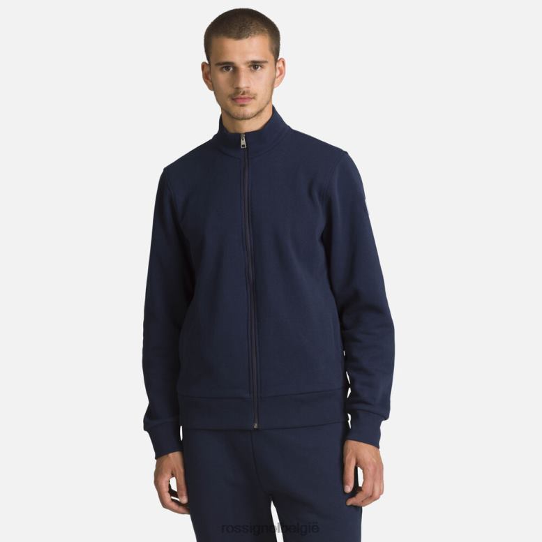 Heren Katoenen sweatshirt met volledige ritssluiting en logo donkermarine toppen Rossignol NF00D416