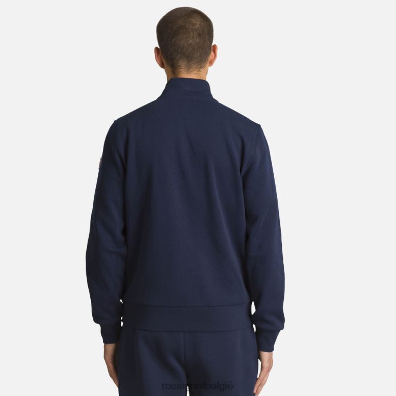 Heren Katoenen sweatshirt met volledige ritssluiting en logo donkermarine toppen Rossignol NF00D416