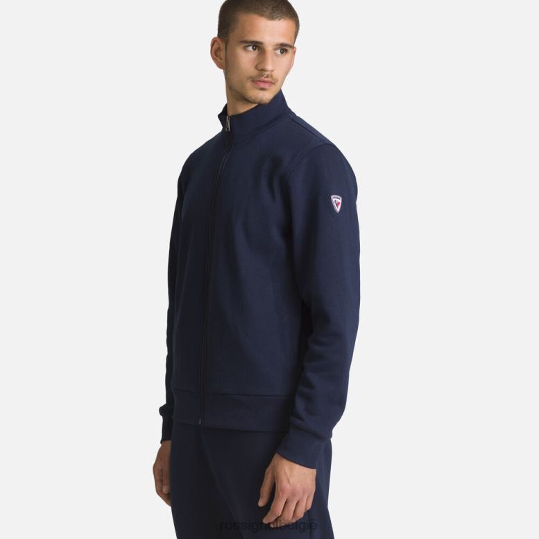 Heren Katoenen sweatshirt met volledige ritssluiting en logo donkermarine toppen Rossignol NF00D416