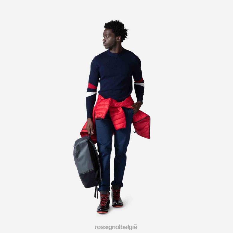 Heren kenmerkende gebreide trui donkermarine toppen Rossignol NF00D445