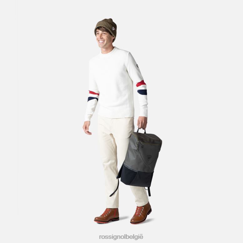 Heren kenmerkende gebreide trui wit toppen Rossignol NF00D441