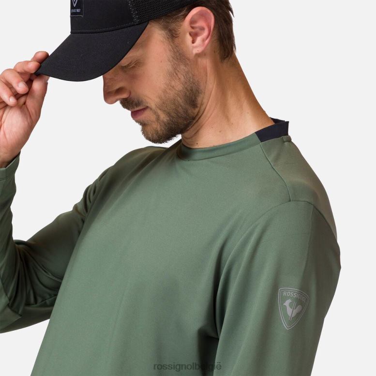 Heren lichtgewicht tussenlaag ebbenhout groen toppen Rossignol NF00D404