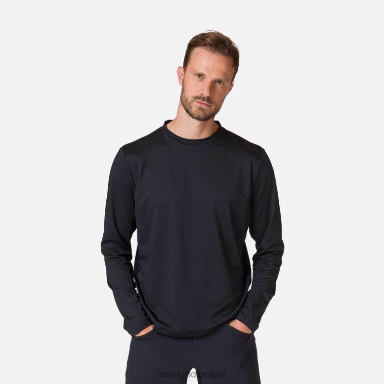 Heren lichtgewicht tussenlaag zwart toppen Rossignol NF00D401