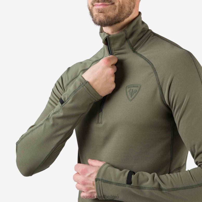 Heren skpr tussenlaag met halve rits acinusblad toppen Rossignol NF00D534