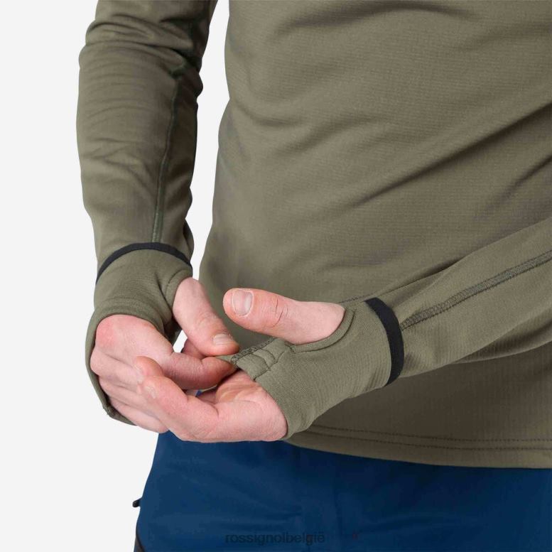 Heren skpr tussenlaag met halve rits acinusblad toppen Rossignol NF00D534