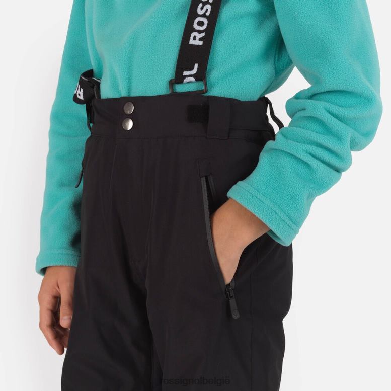 jongens Hiver skibroek zwart bodems Rossignol NF00D1143