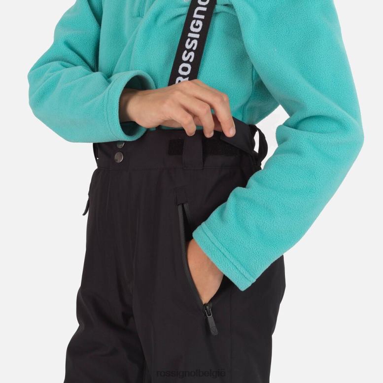 jongens Hiver skibroek zwart bodems Rossignol NF00D1143