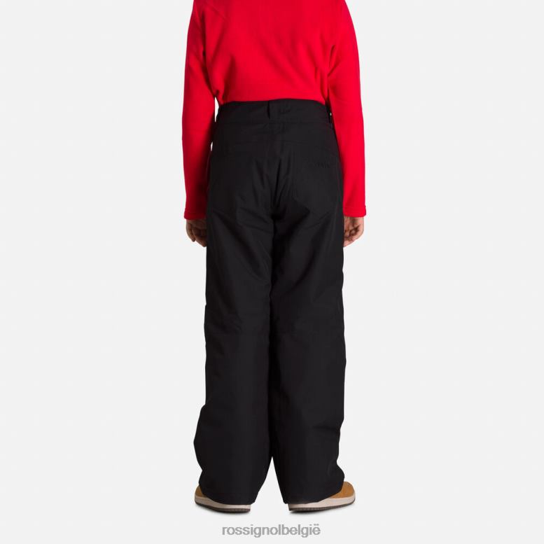 jongens ski broek zwart bodems Rossignol NF00D1223