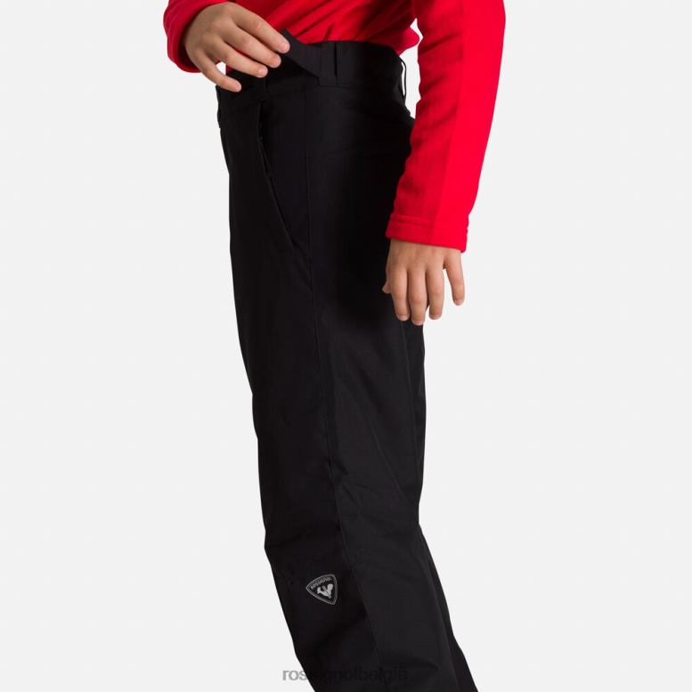 jongens ski broek zwart bodems Rossignol NF00D1223