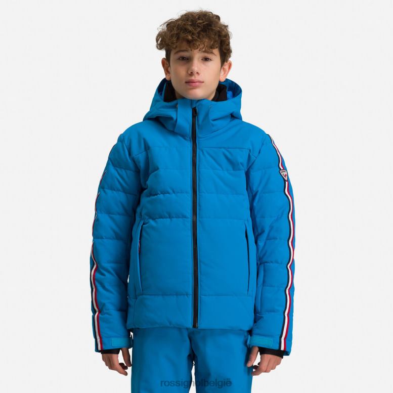 jongens Hiver polydown ski-jas blauw toppen Rossignol NF00D1231
