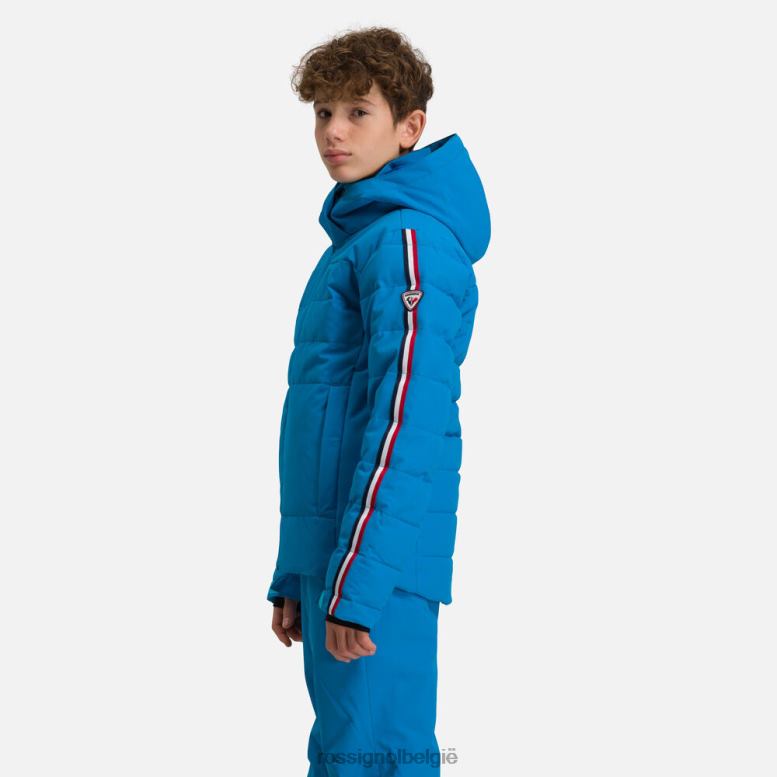 jongens Hiver polydown ski-jas blauw toppen Rossignol NF00D1231