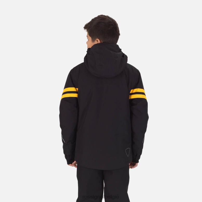 jongens cursus ski-jas zwart toppen Rossignol NF00D1238