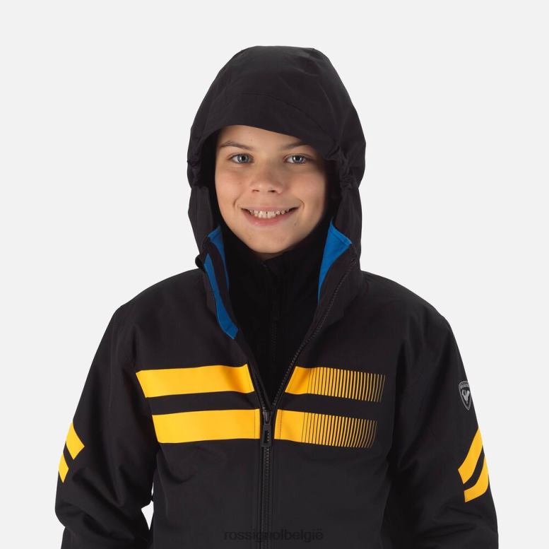jongens cursus ski-jas zwart toppen Rossignol NF00D1238