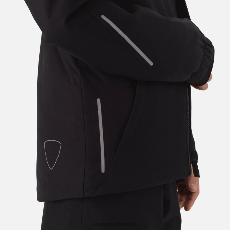 jongens cursus ski-jas zwart toppen Rossignol NF00D1238