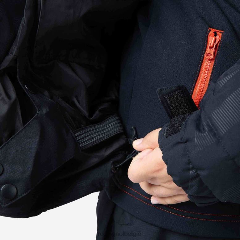 jongens rapide hero ski-jas zwart toppen Rossignol NF00D1222