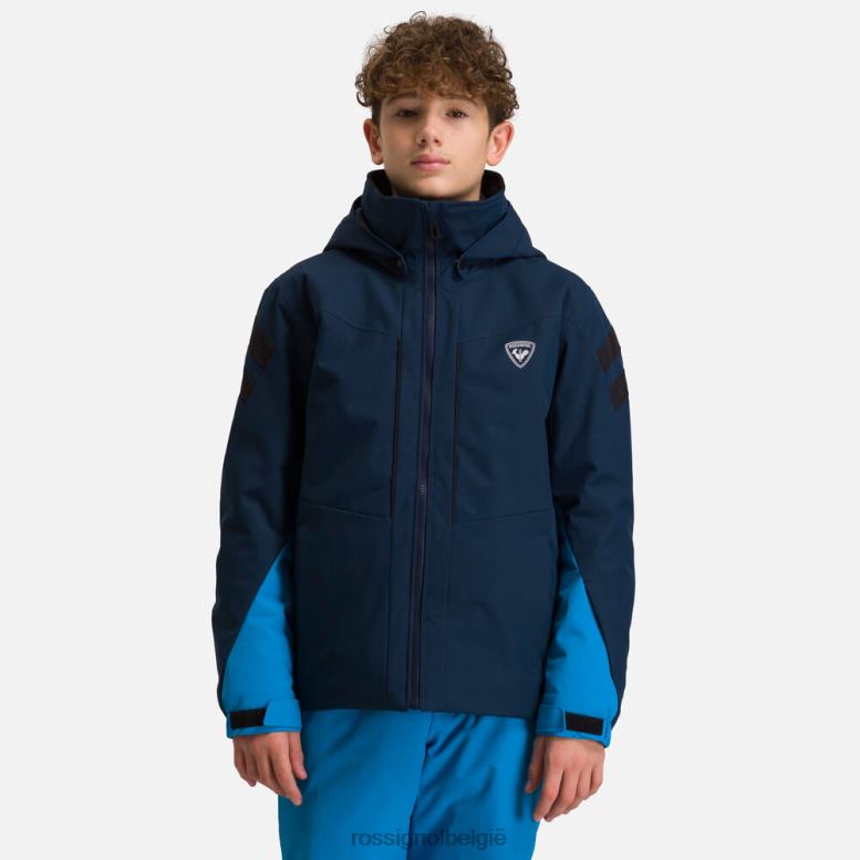 jongens ski jas donker marine toppen Rossignol NF00D1239