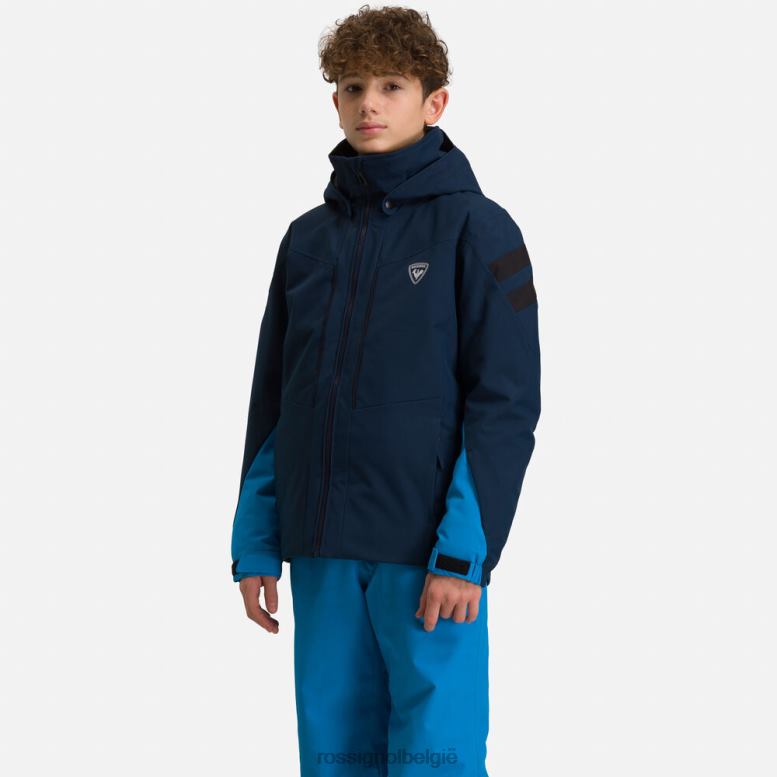 jongens ski jas donker marine toppen Rossignol NF00D1239