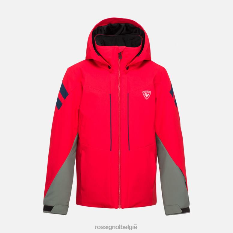 jongens ski jas sport rood toppen Rossignol NF00D1234