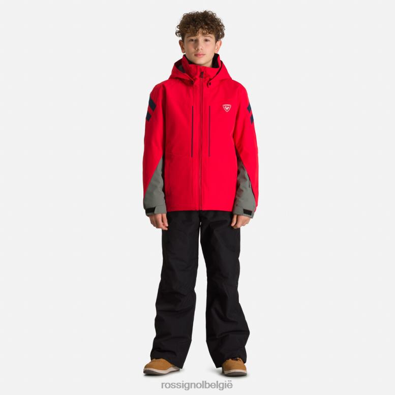 jongens ski jas sport rood toppen Rossignol NF00D1234