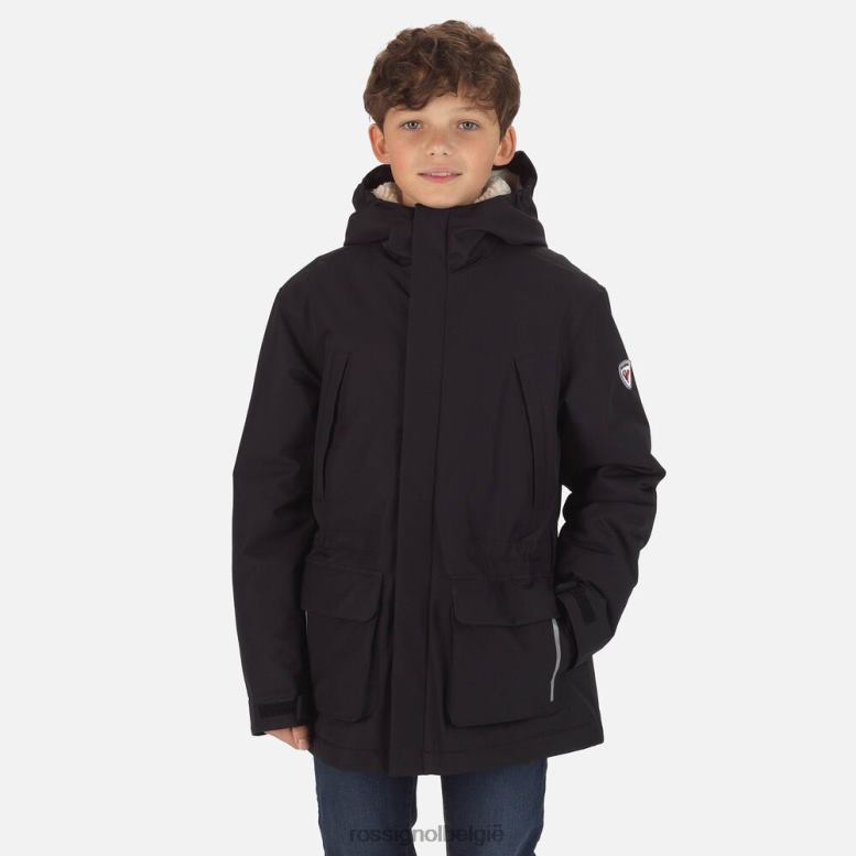 junioren parka zwart toppen Rossignol NF00D1154