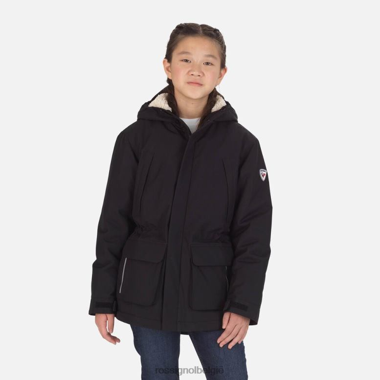 junioren parka zwart toppen Rossignol NF00D1154