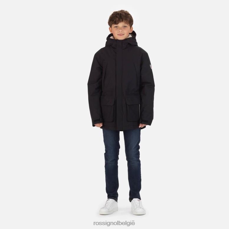 junioren parka zwart toppen Rossignol NF00D1154