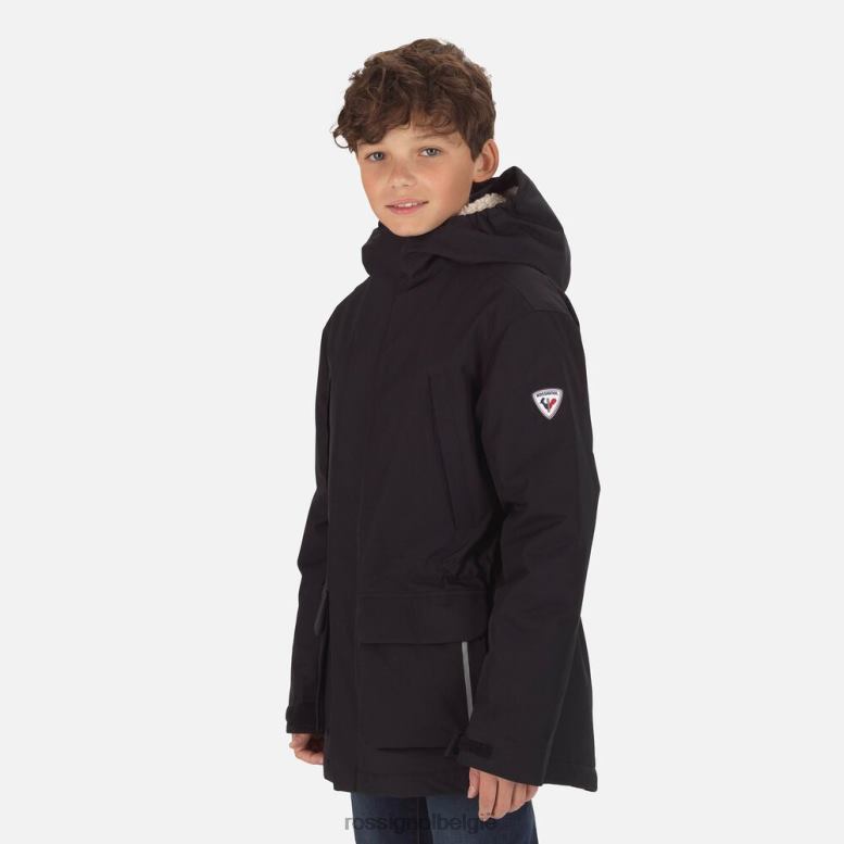 junioren parka zwart toppen Rossignol NF00D1154