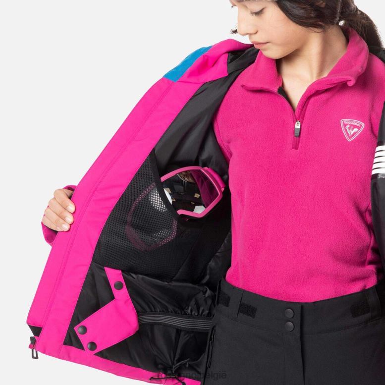 junioren ski jas orchideeroze toppen Rossignol NF00D1195