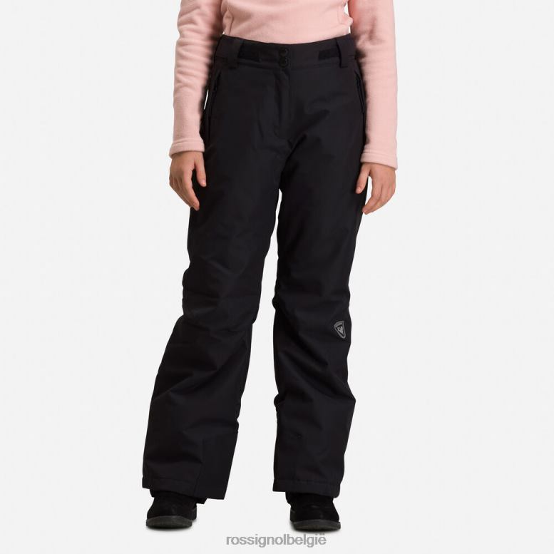 meisjes ski broek zwart bodems Rossignol NF00D1186