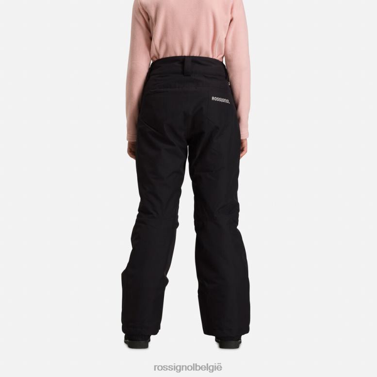 meisjes ski broek zwart bodems Rossignol NF00D1186