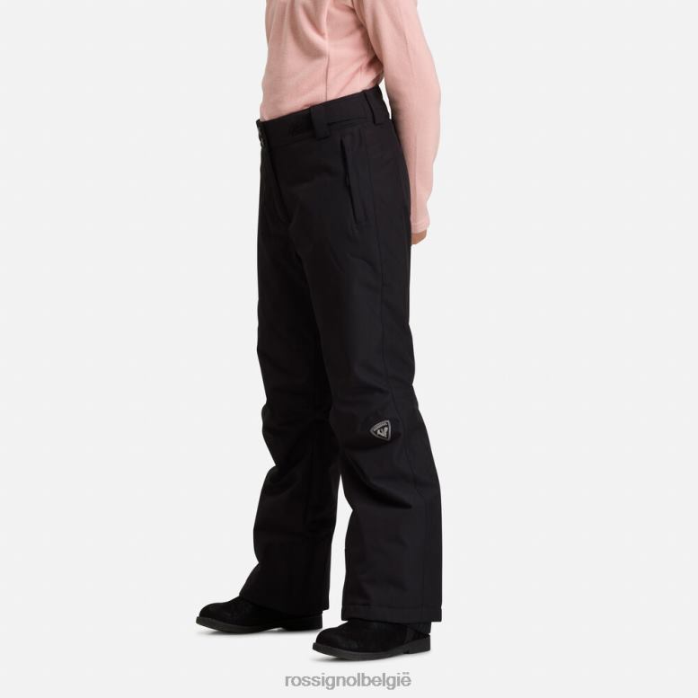 meisjes ski broek zwart bodems Rossignol NF00D1186