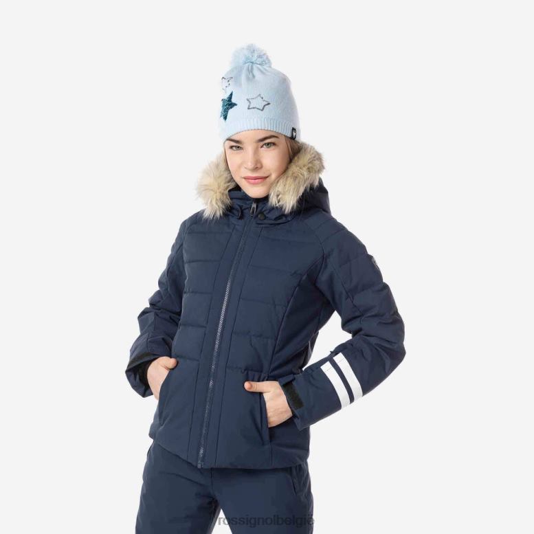 meisjes polydown ski-jas donkermarine toppen Rossignol NF00D1175