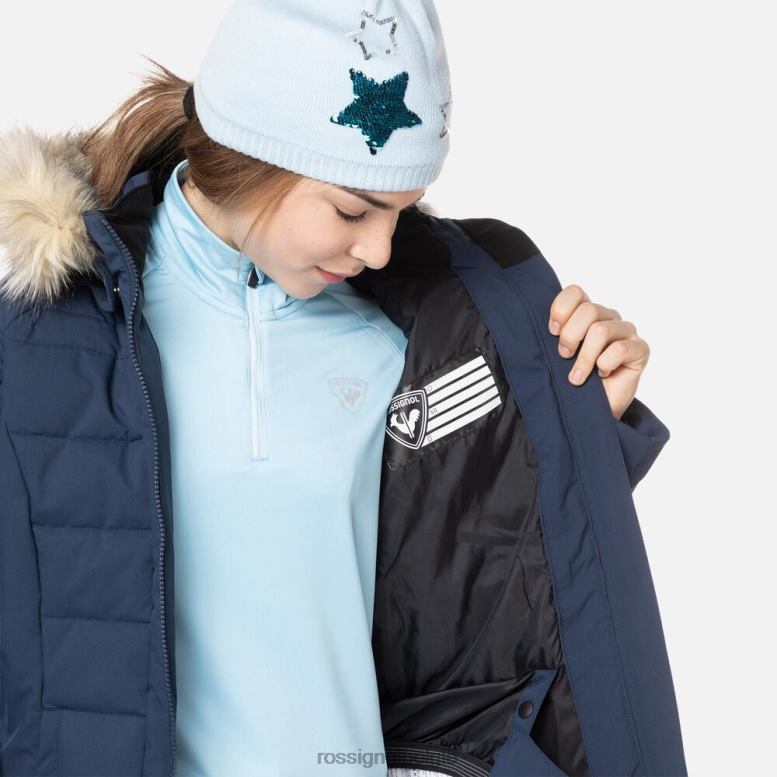 meisjes polydown ski-jas donkermarine toppen Rossignol NF00D1175