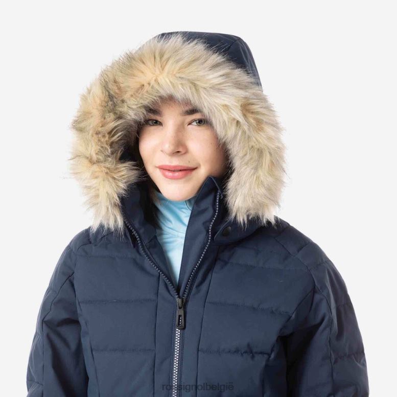 meisjes polydown ski-jas donkermarine toppen Rossignol NF00D1175