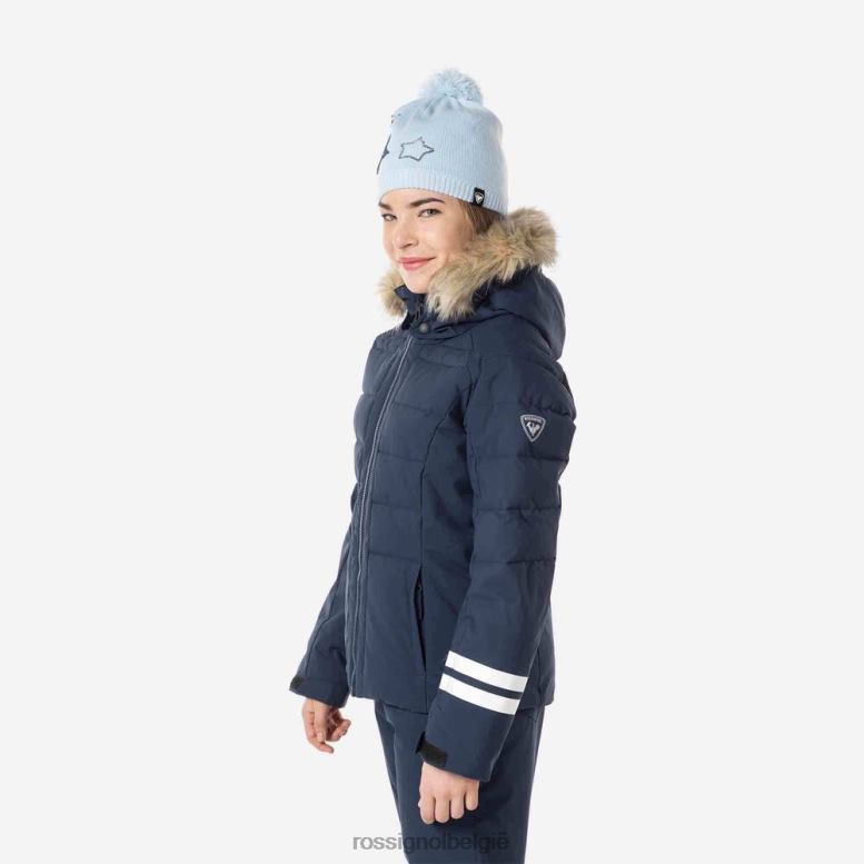 meisjes polydown ski-jas donkermarine toppen Rossignol NF00D1175