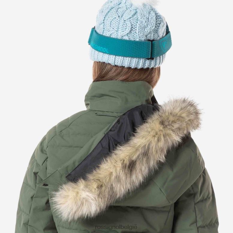 meisjes polydown ski-jas ebbenhoutgroen toppen Rossignol NF00D1184