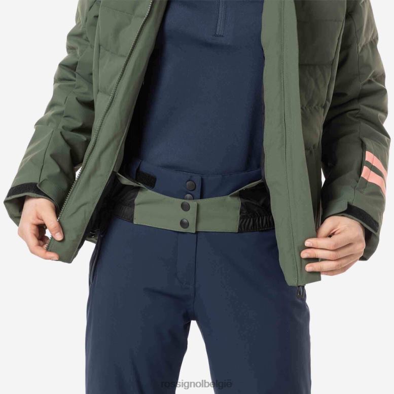 meisjes polydown ski-jas ebbenhoutgroen toppen Rossignol NF00D1184