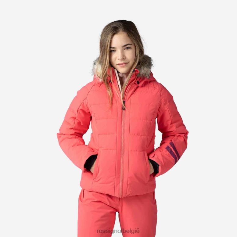 meisjes polydown ski-jas rozelift toppen Rossignol NF00D1228