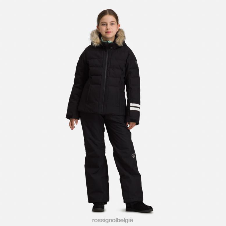 meisjes polydown ski-jas zwart toppen Rossignol NF00D1213